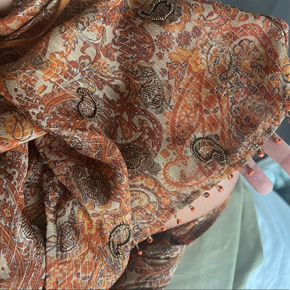 2000s Hilary Duff vibe sparkly beaded top - Picture 4 of 5